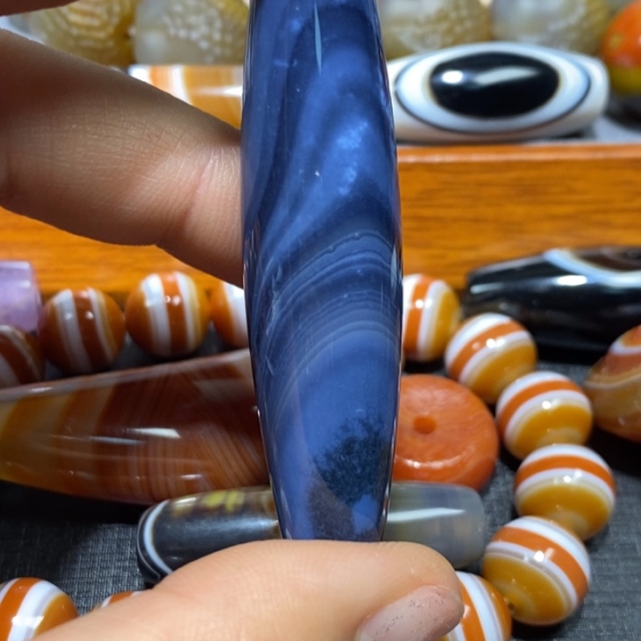 橘***汁玛瑙/玉髓未镶嵌颈饰