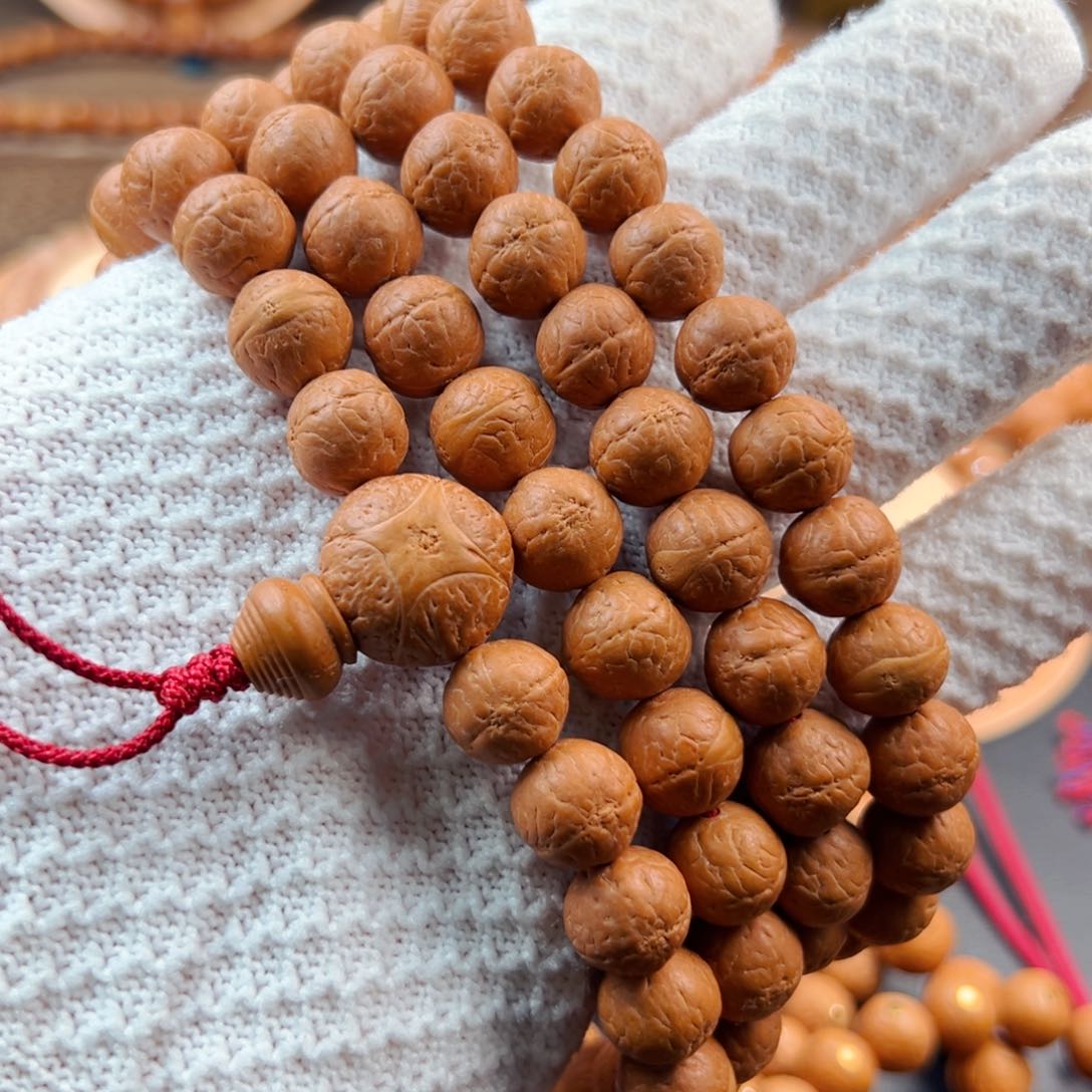 手串凤眼菩提12mm单仓铁籽108