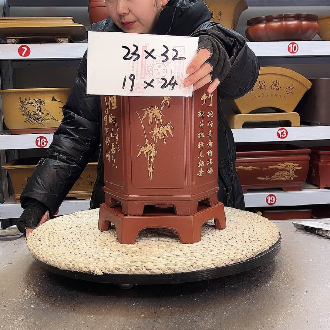 紫砂花盆紫砂花盆
