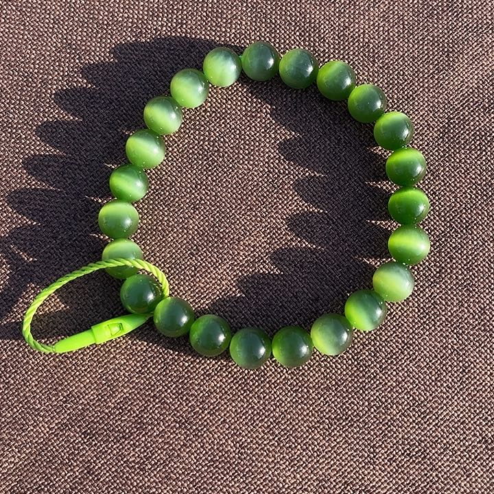 和田玉（碧玉）未镶嵌手链