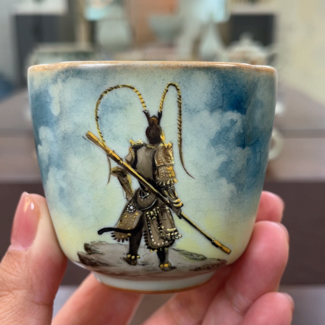 周泽堂彩绘。 悟空