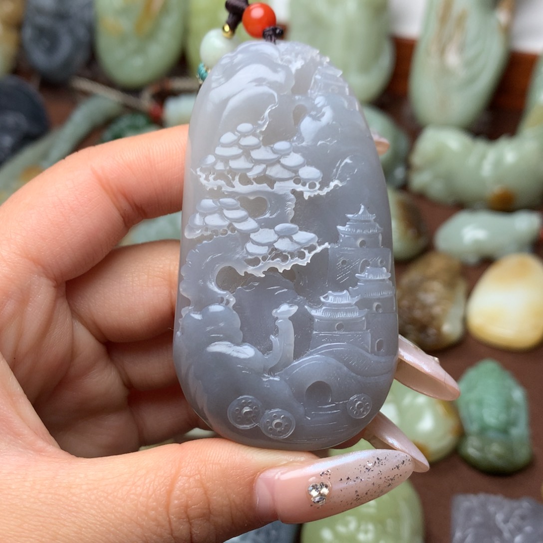 和田玉挂件未镶嵌