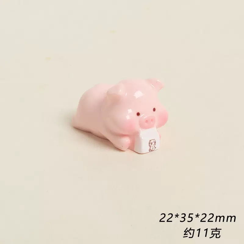 随机呆萌迷你萌粒摆件1个