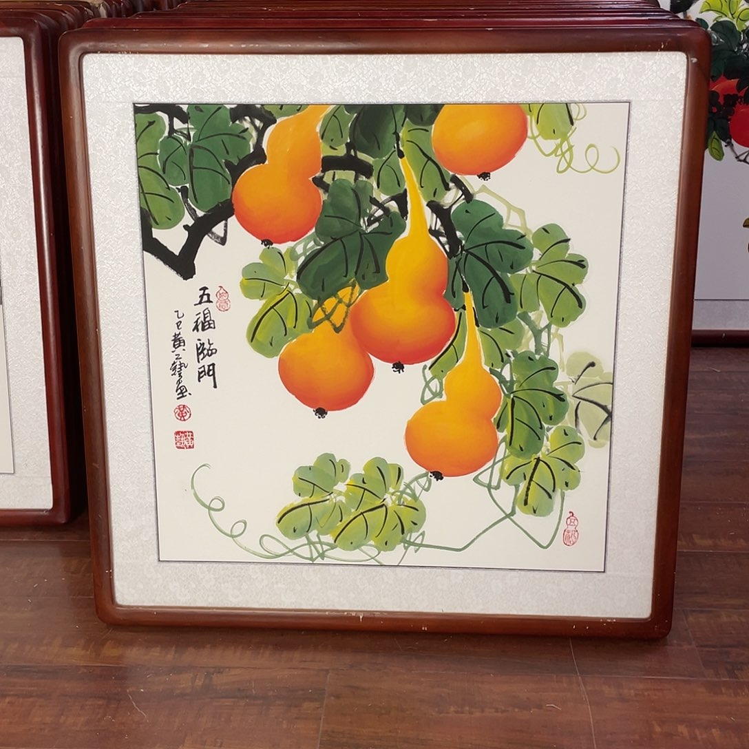 国画带框尺寸63*63厘米
