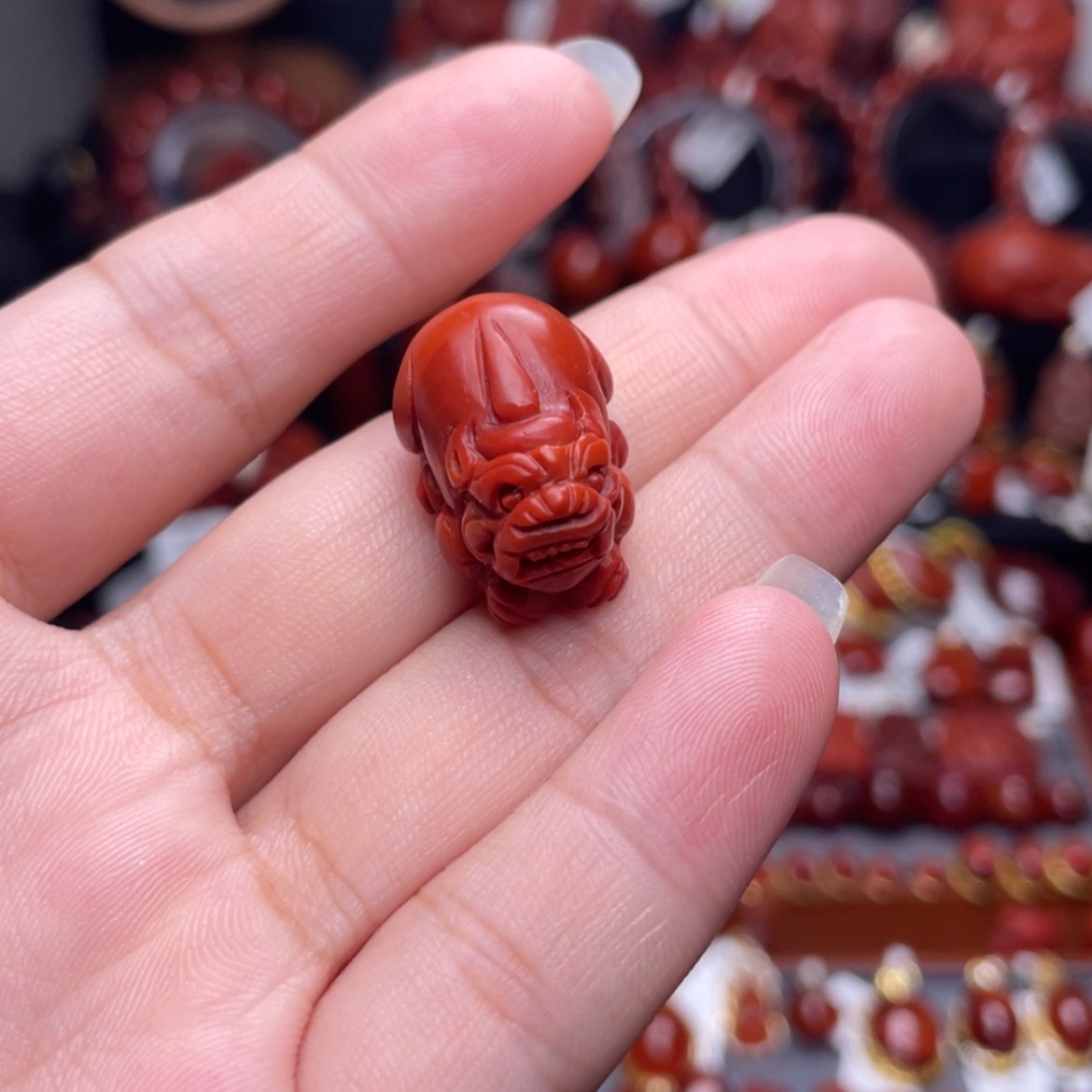 【闪购商品】未镶嵌招财貔貅南红玛瑙