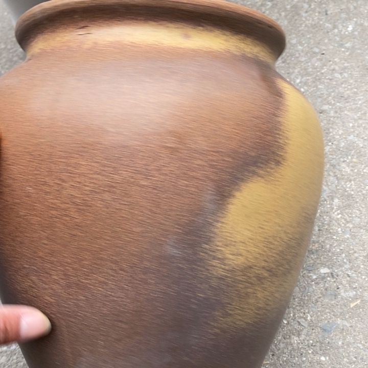 紫砂花盆高约30口约21