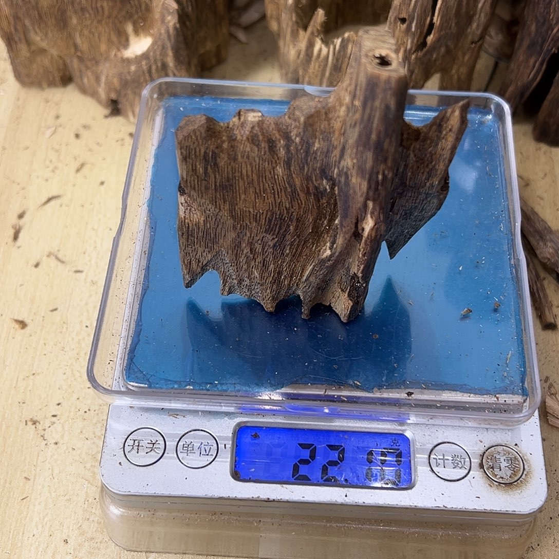 香料绿奇楠虫漏22克白棋
