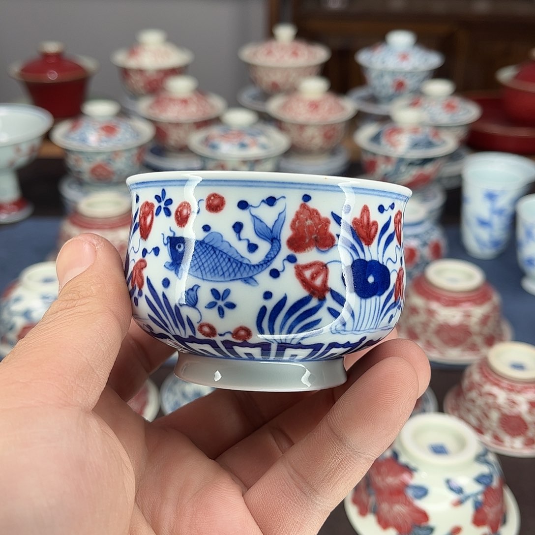 景德镇陶瓷青花釉里红