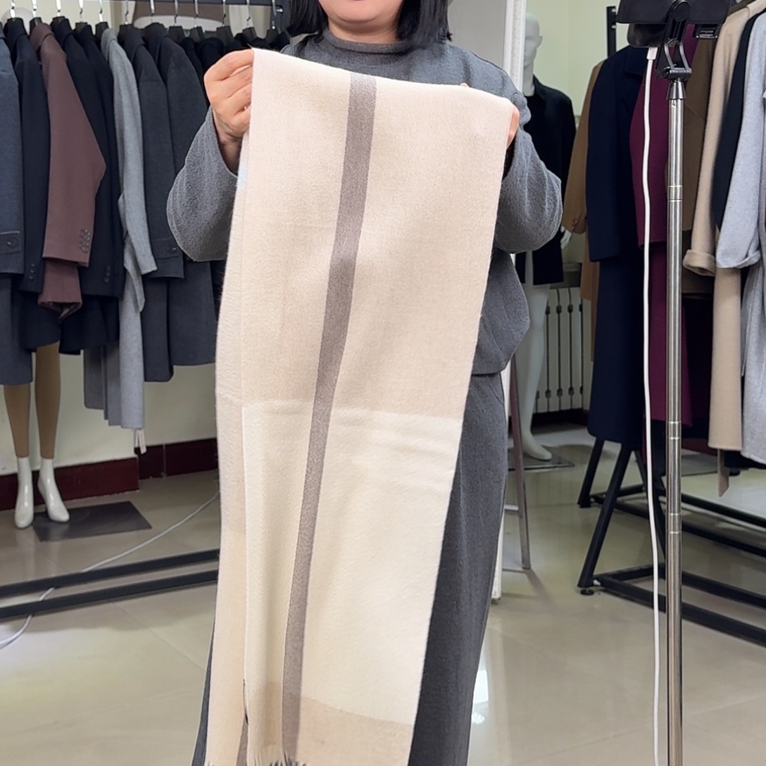 山羊绒纯羊绒保暖围巾043