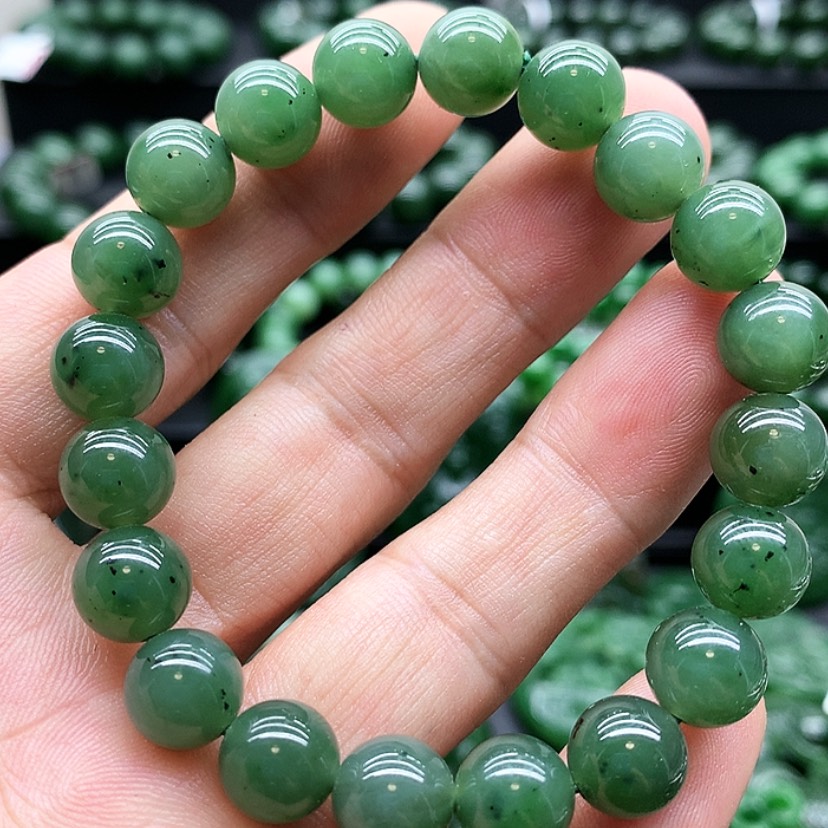 【闪购商品】未镶嵌和田玉（碧玉）手链