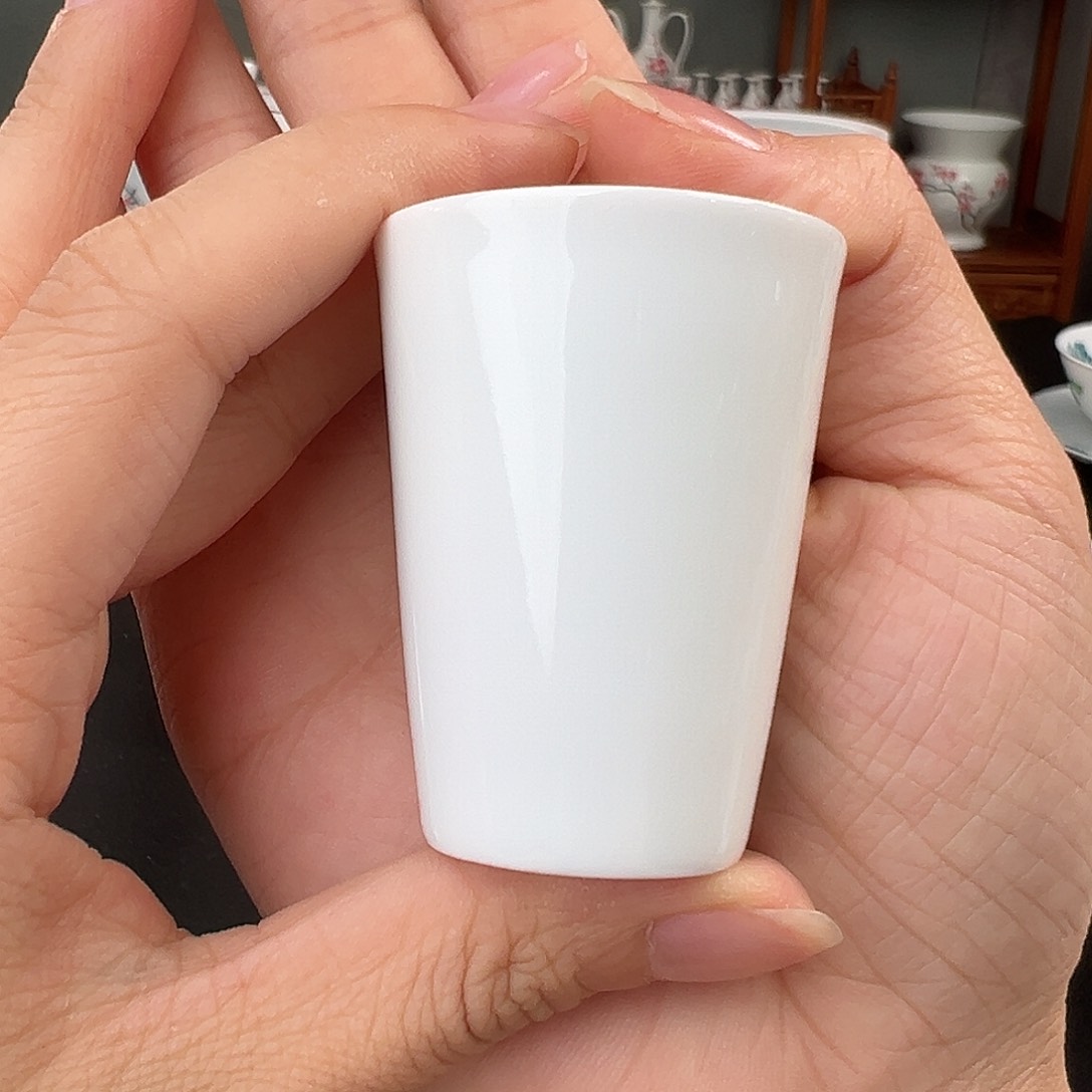 柴窑素胎闻香杯一级品