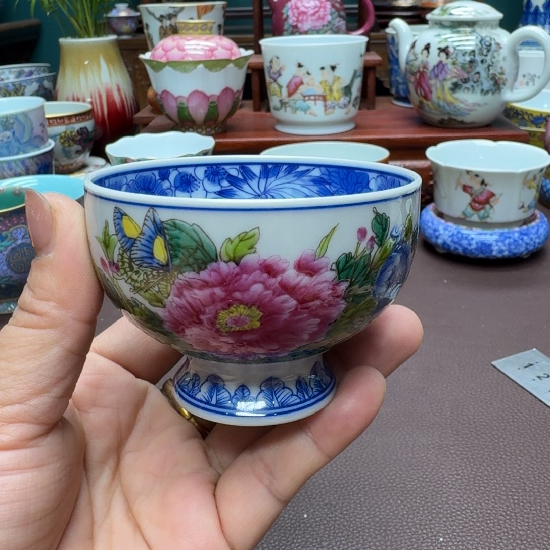 瓷片景德镇仿古手工制作精品展示