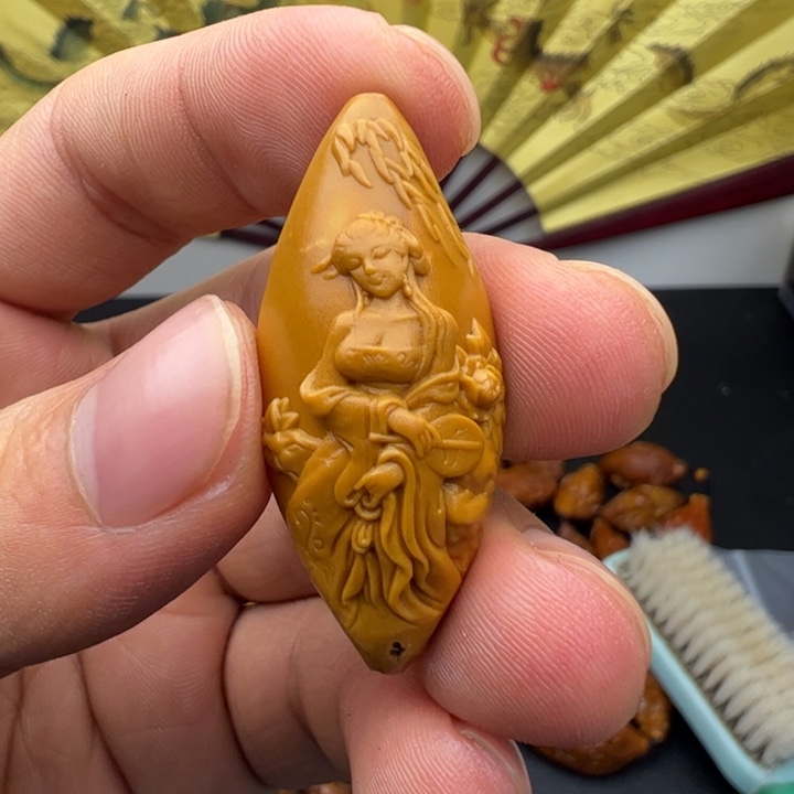 橄榄核手串/手链国色天香美女单粒