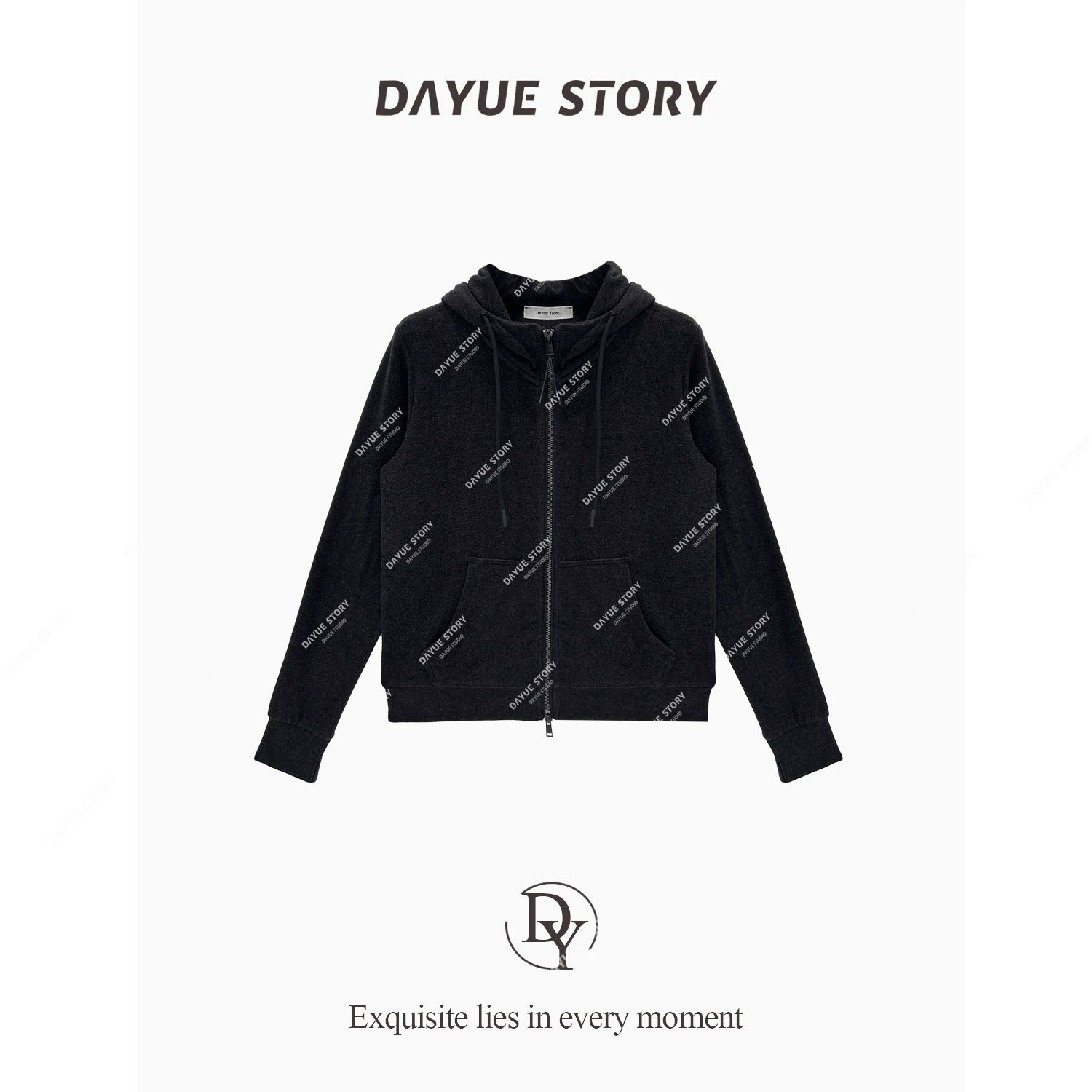 DAYUE【暖芯小蛮腰】冬日“小火炉”~双面暖绒保暖蓄热百搭连帽卫衣