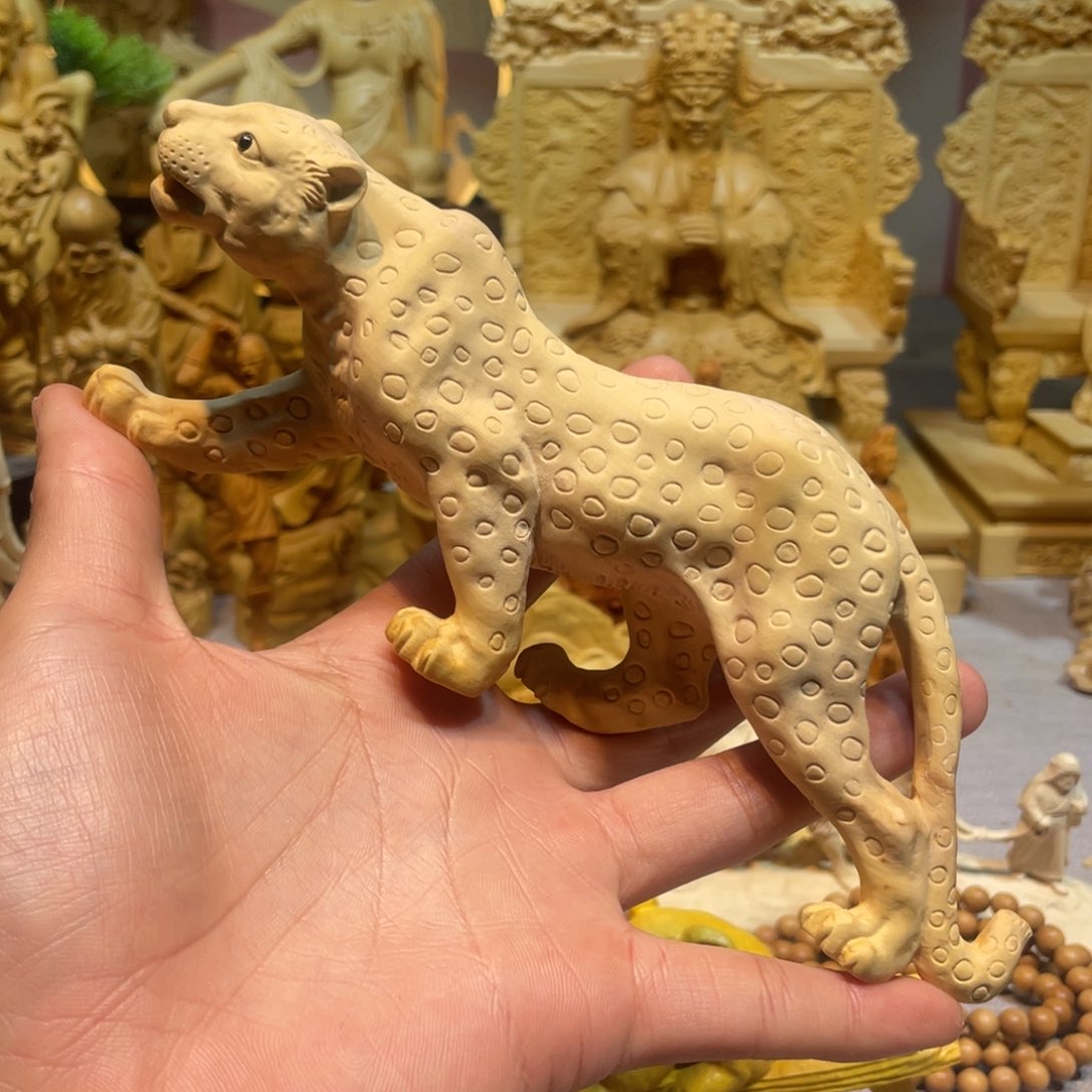 黄杨木黄杨木金钱豹一点木纹