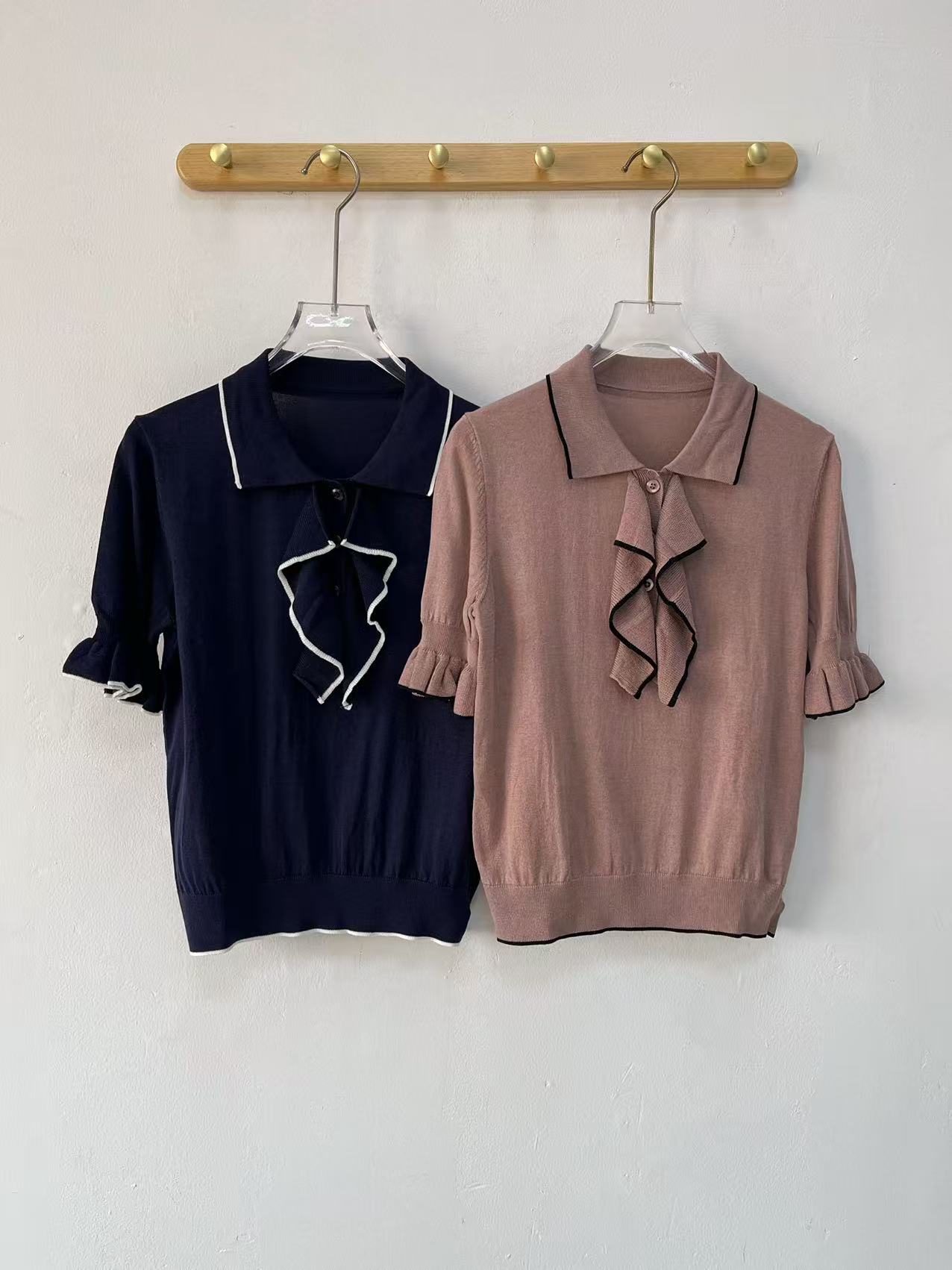 《素来伊女装》软糯亲肤设计感小衫