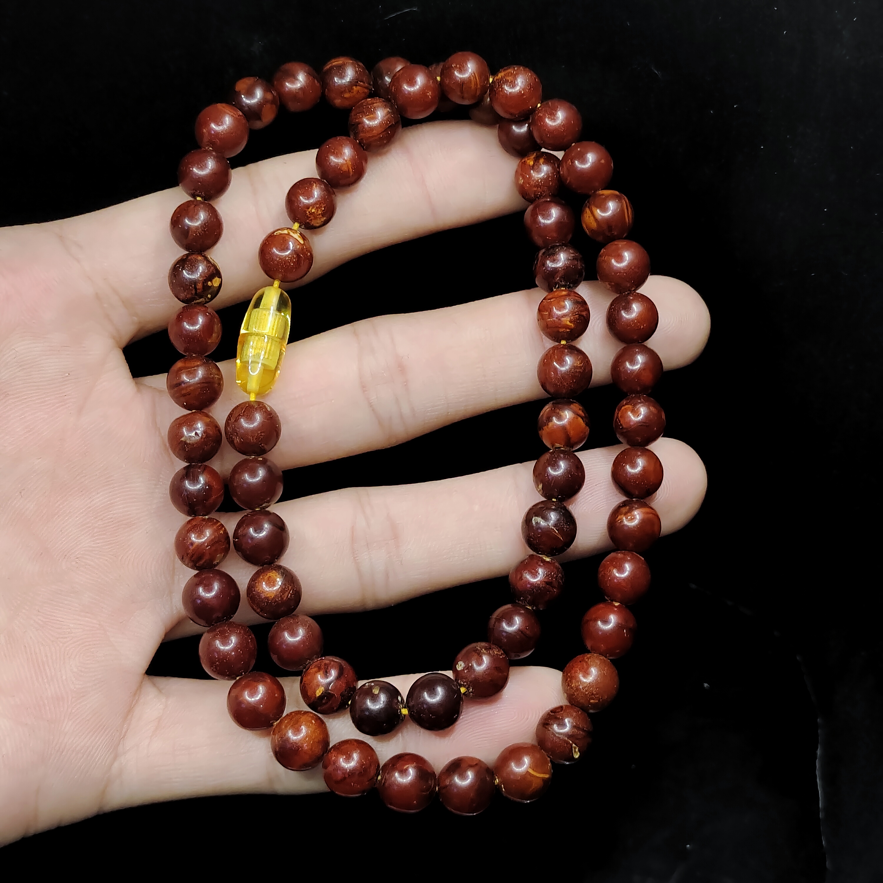 【老三珠宝】蜜蜡公主链MS7【多样性发其一】约7mm