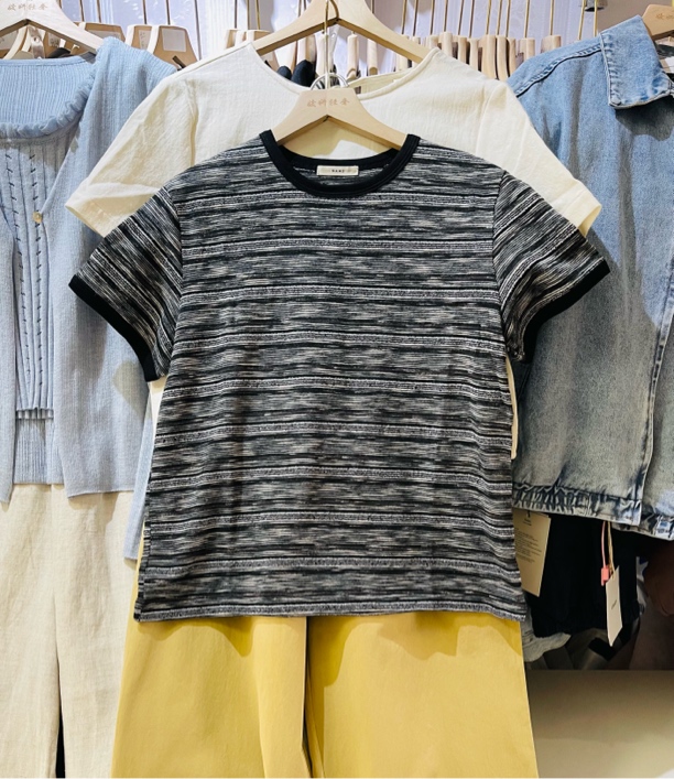 韩国东大门棉麻半袖T适合115斤以下人穿特价NO退换