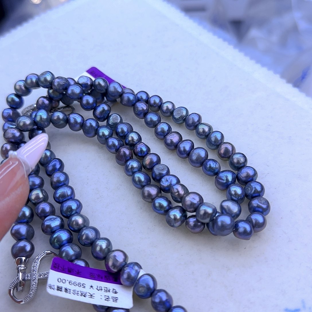 未镶嵌项链定制63淡水珍珠