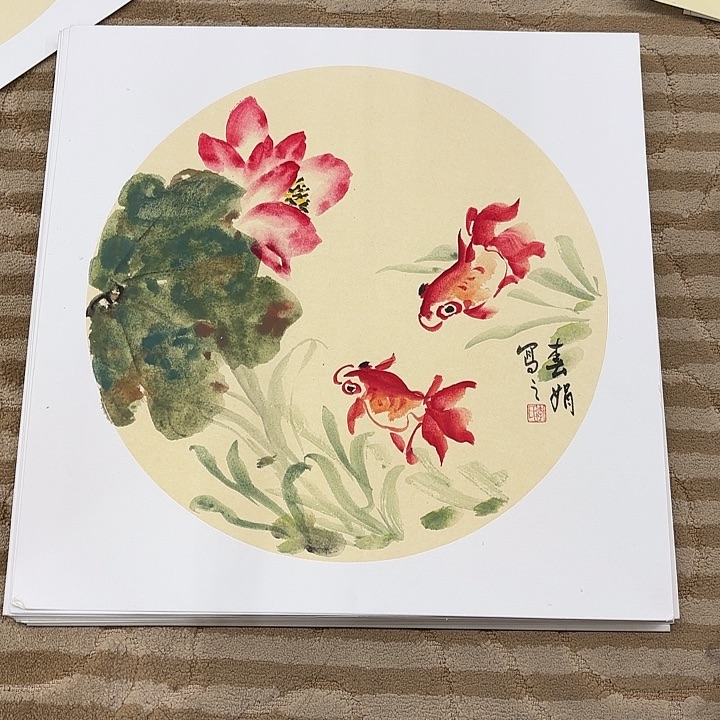 国画花鸟的翅膀和羽毛的50.50