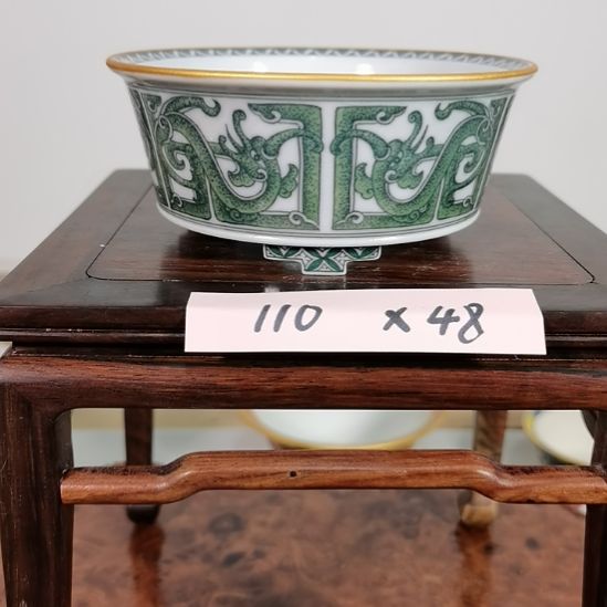 陶大德堂手工手绘釉盆