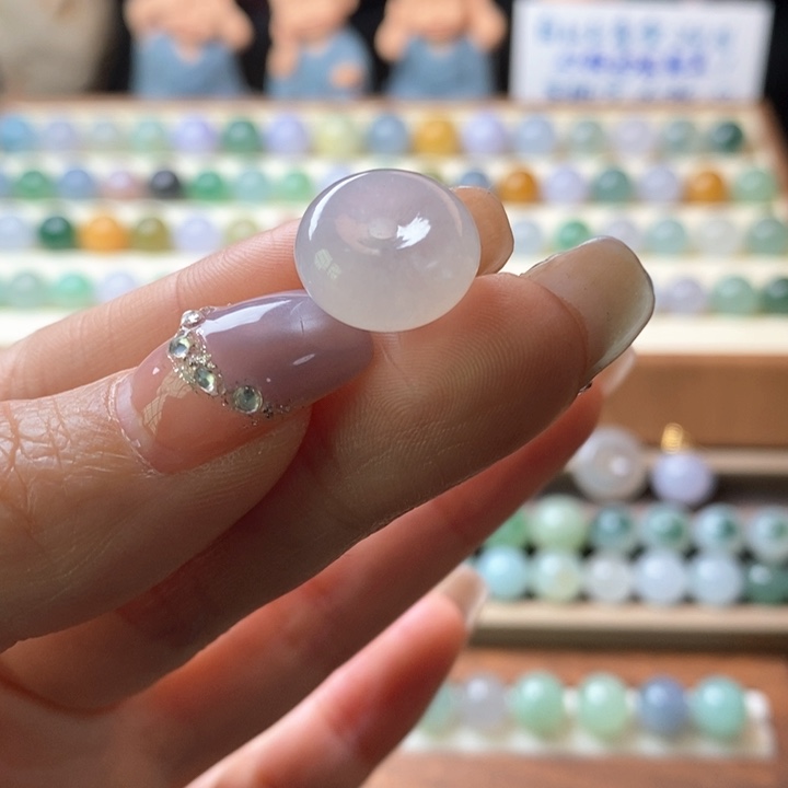 未镶嵌定制翡翠福利品 白冰小肥扣 买断不退换