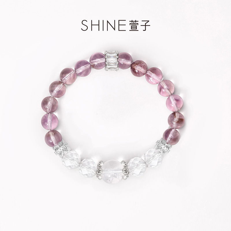 【紫定上岸】紫水晶串珠时尚小众手链法式复古简约（多样性发其1）