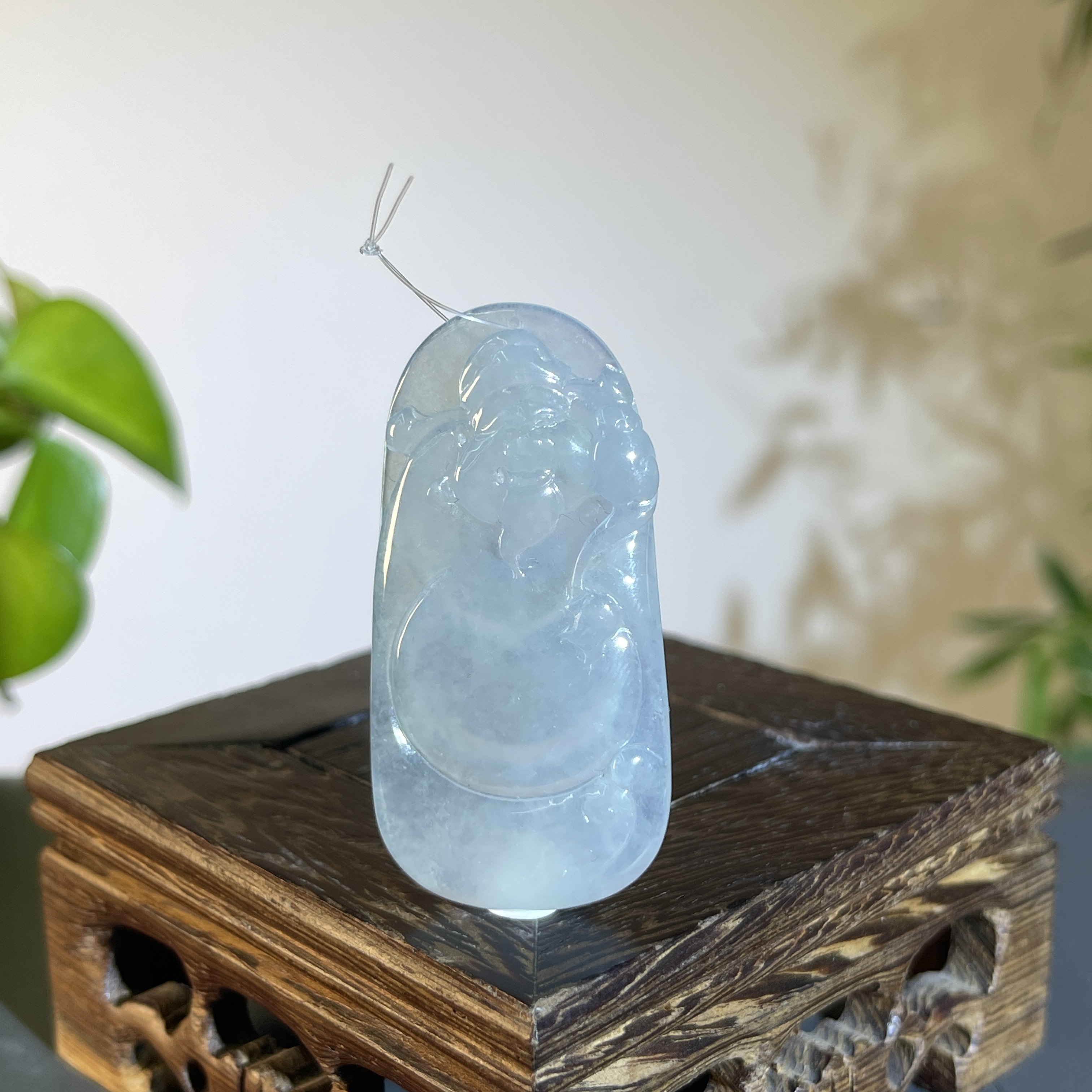 JXW13-106 天然翡翠缅甸A货 财神