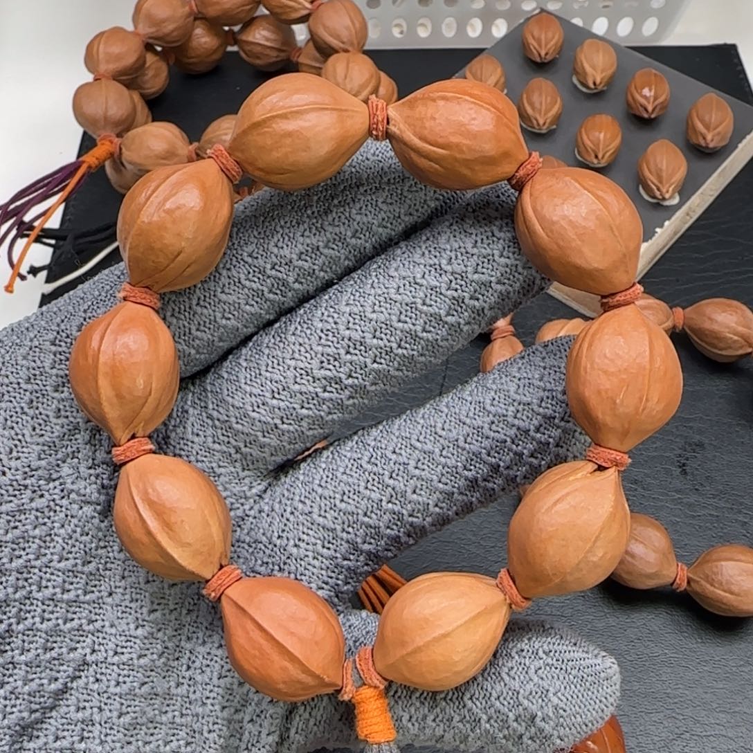 手串橄榄核1.8x2.6 新手力推 原生态梅林铁核