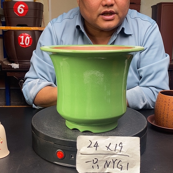 紫砂花盆货号一只NYG1