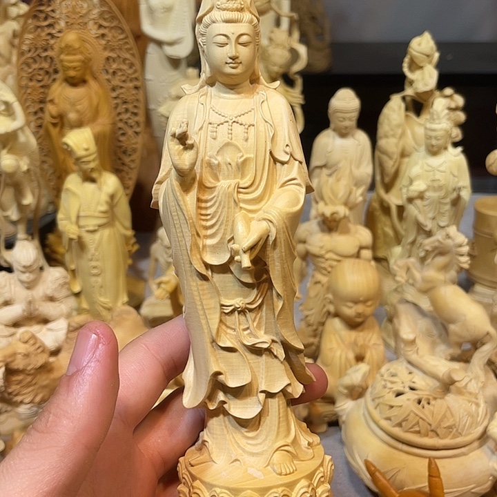 黄杨木黄杨木净瓶观音