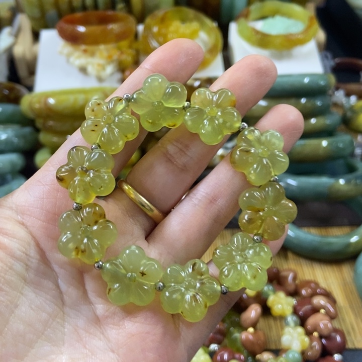 蛇纹石玉未镶嵌手串