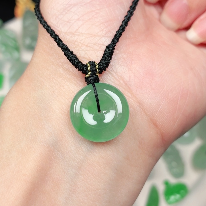 颈饰未镶嵌翡翠缅甸天然A货翡翠