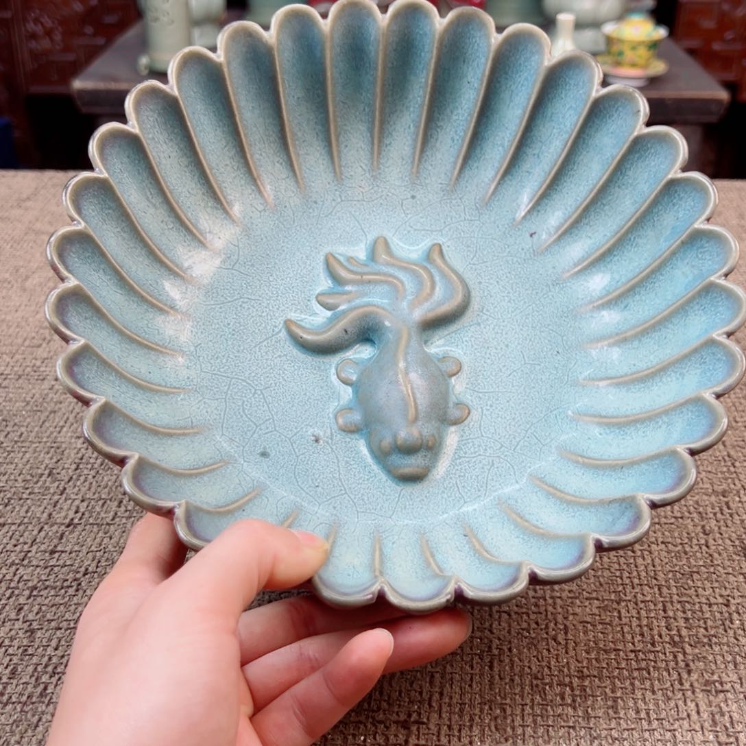 瓷片陶瓷艺术品正能量开门货