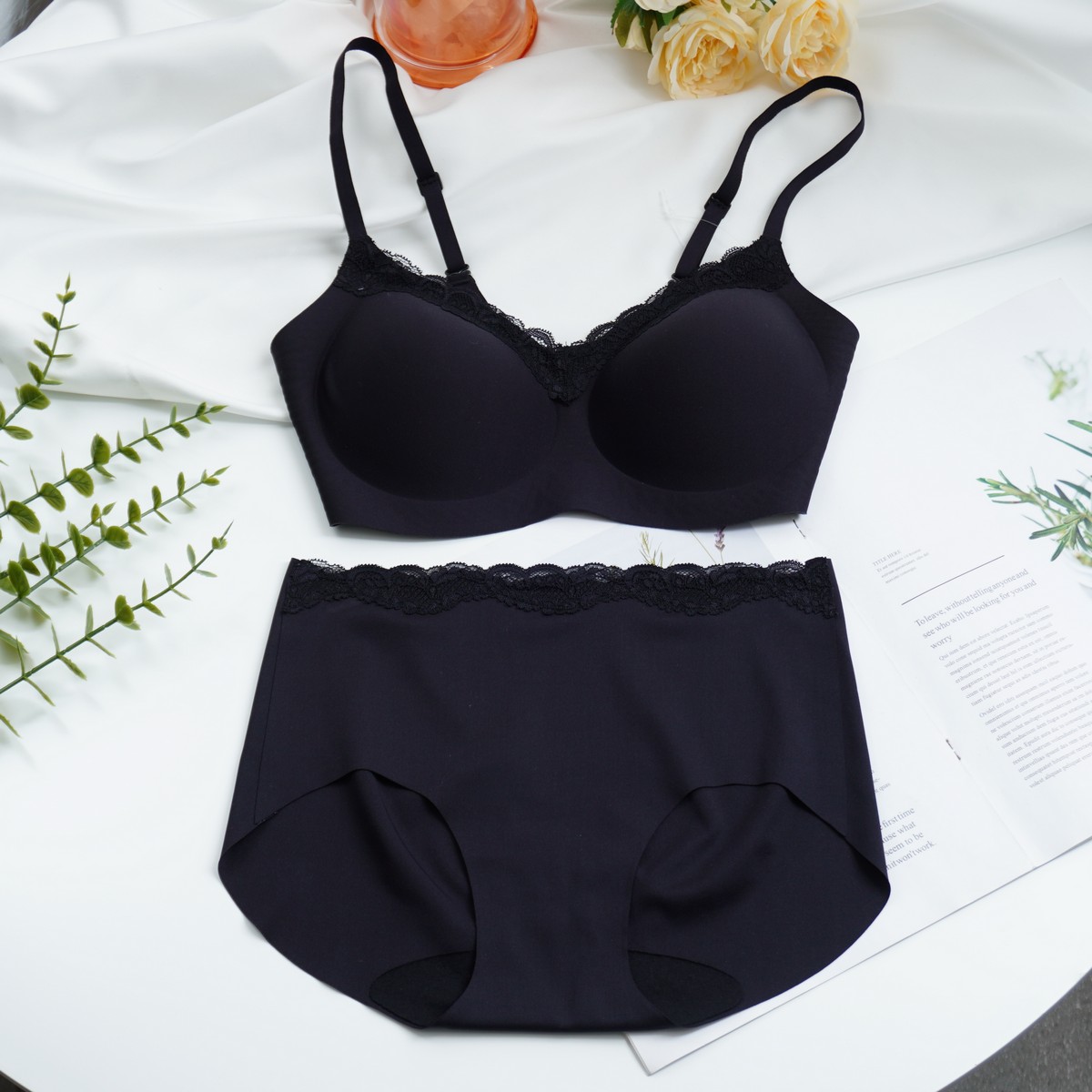 麦迪尚品【U】5051403简约舒适亲肤内衣内裤背心套装女品牌折扣