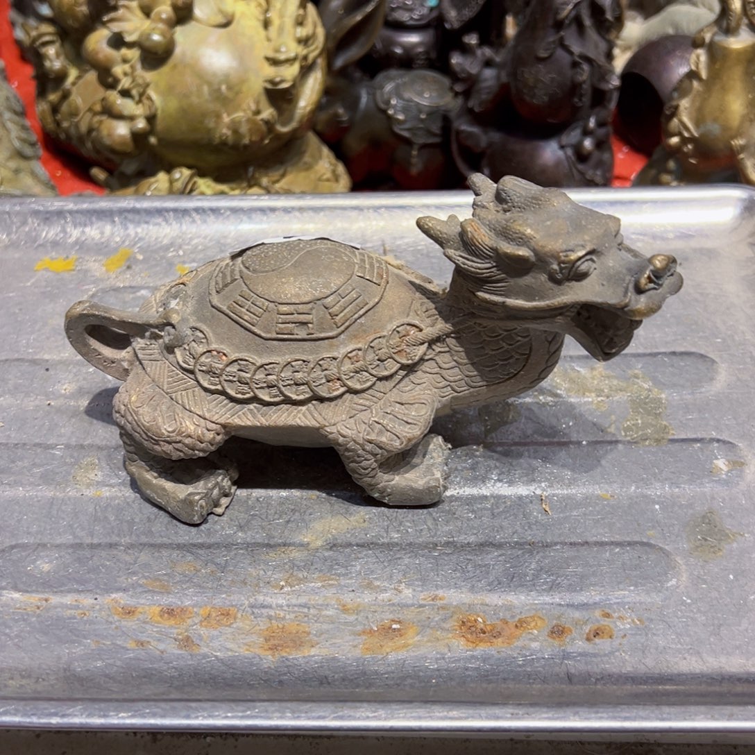 黄铜摆件，文房摆件