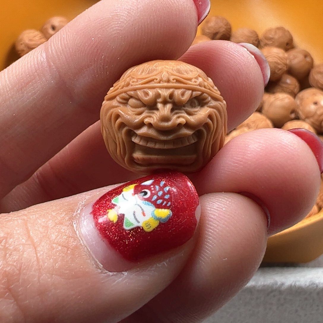 17猴头雕刻小辫儿恶僧