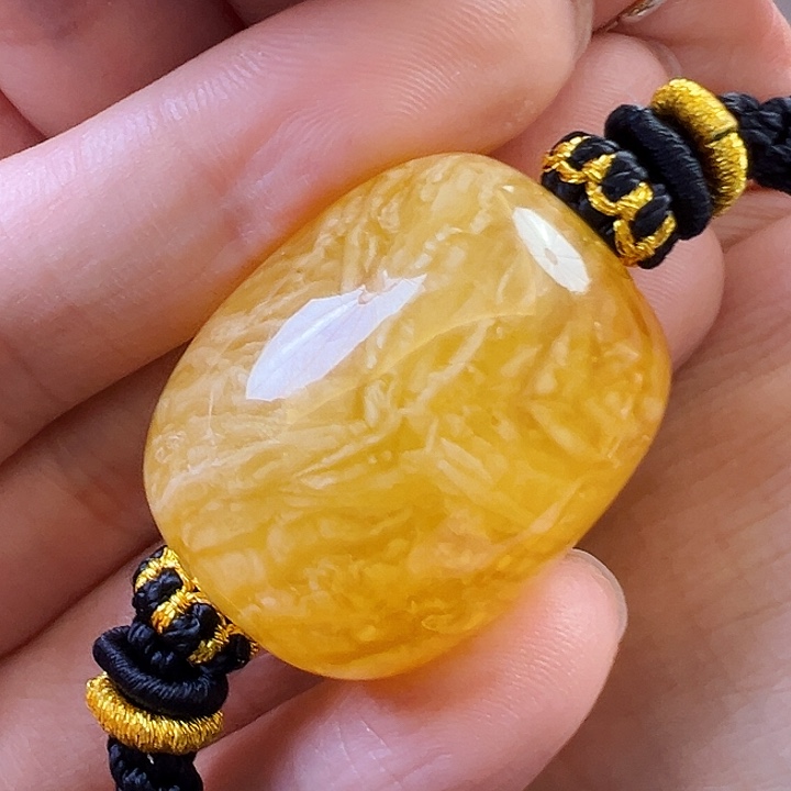 蜜蜡颈饰未镶嵌蜜蜡