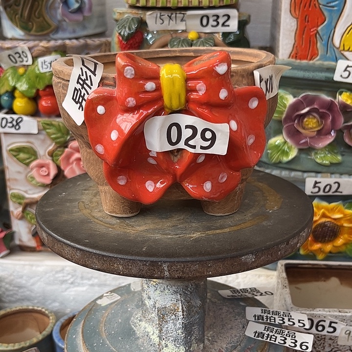 粗陶材质多肉花盆