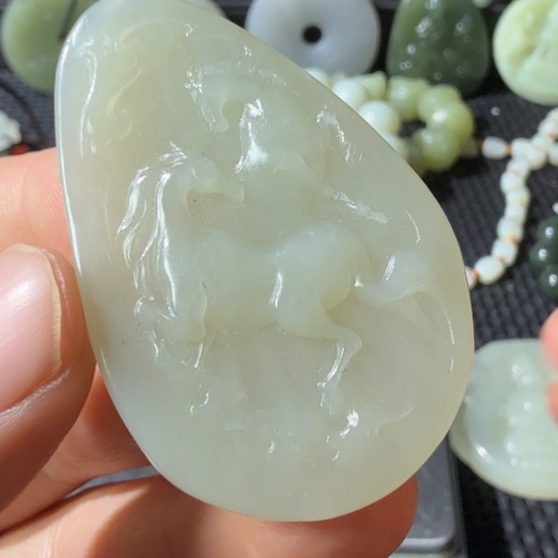 和田玉未镶嵌手链