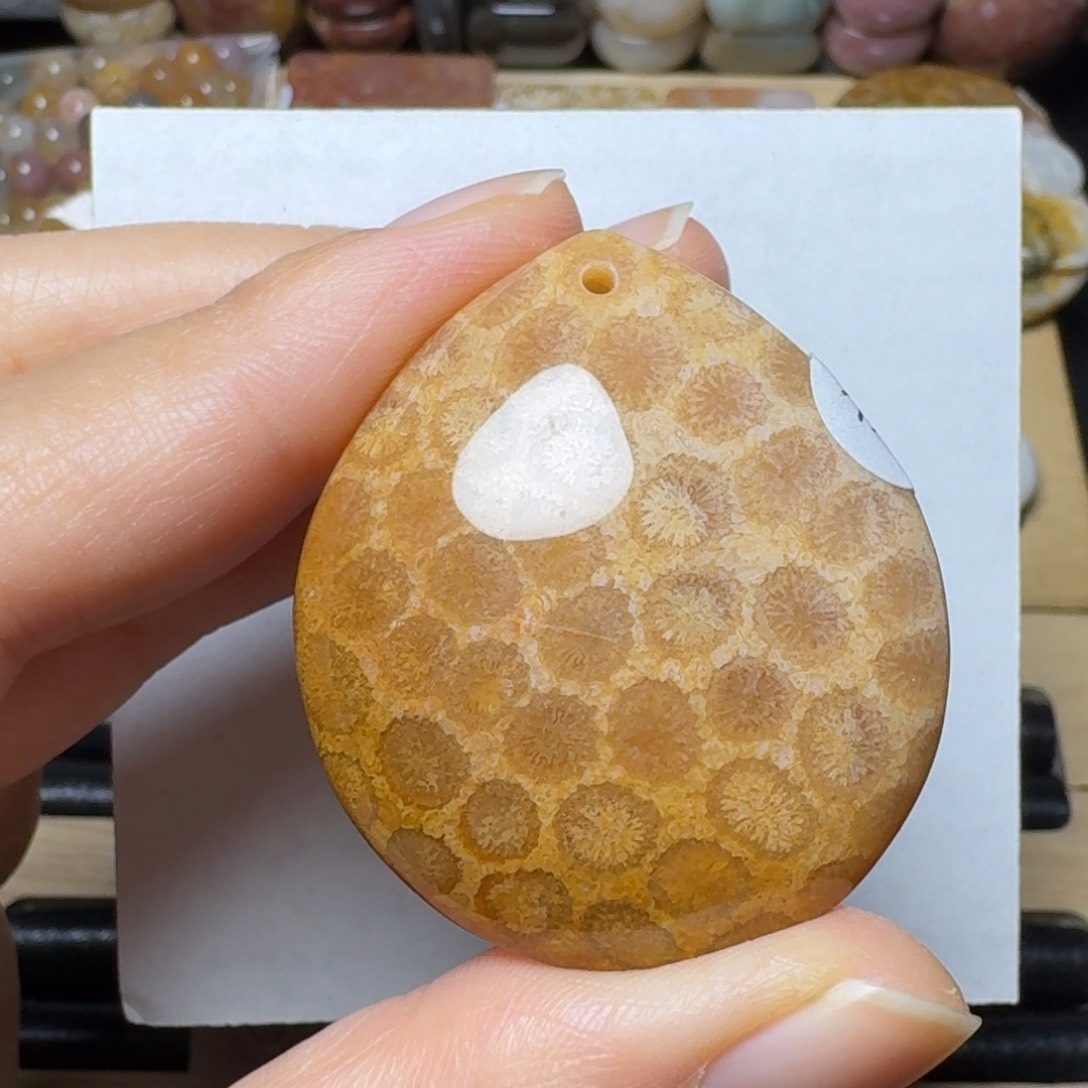 硅化玉豹纹感，可盘未镶嵌