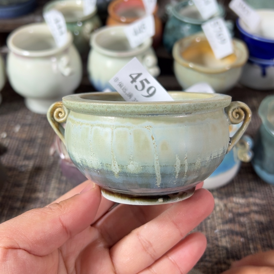 红陶景德镇手工花盆