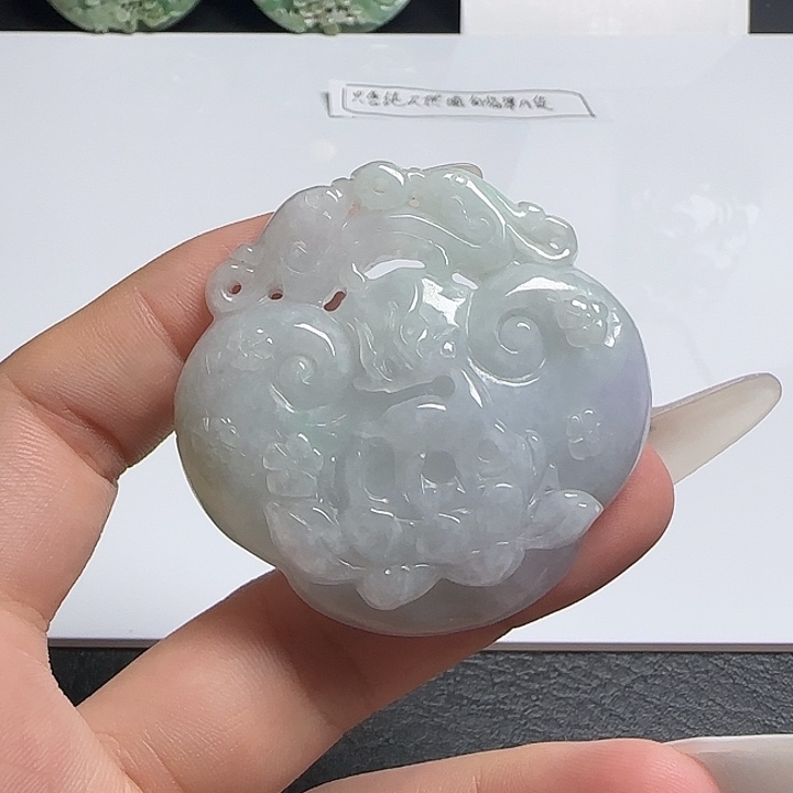 翡翠未镶嵌颈饰天然缅甸翡翠A货