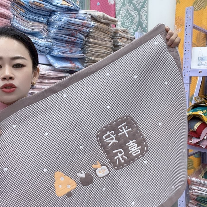 棉咖色平安喜乐哦