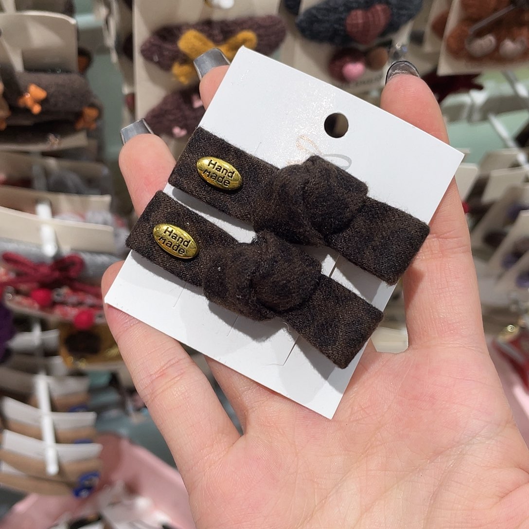 羽毛非金属豹纹蝴蝶结鸭架