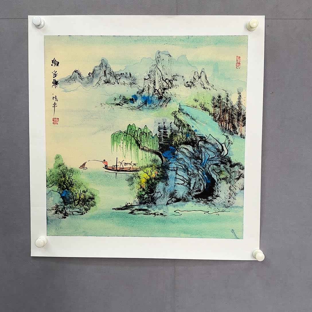 国画亲笔手绘原创