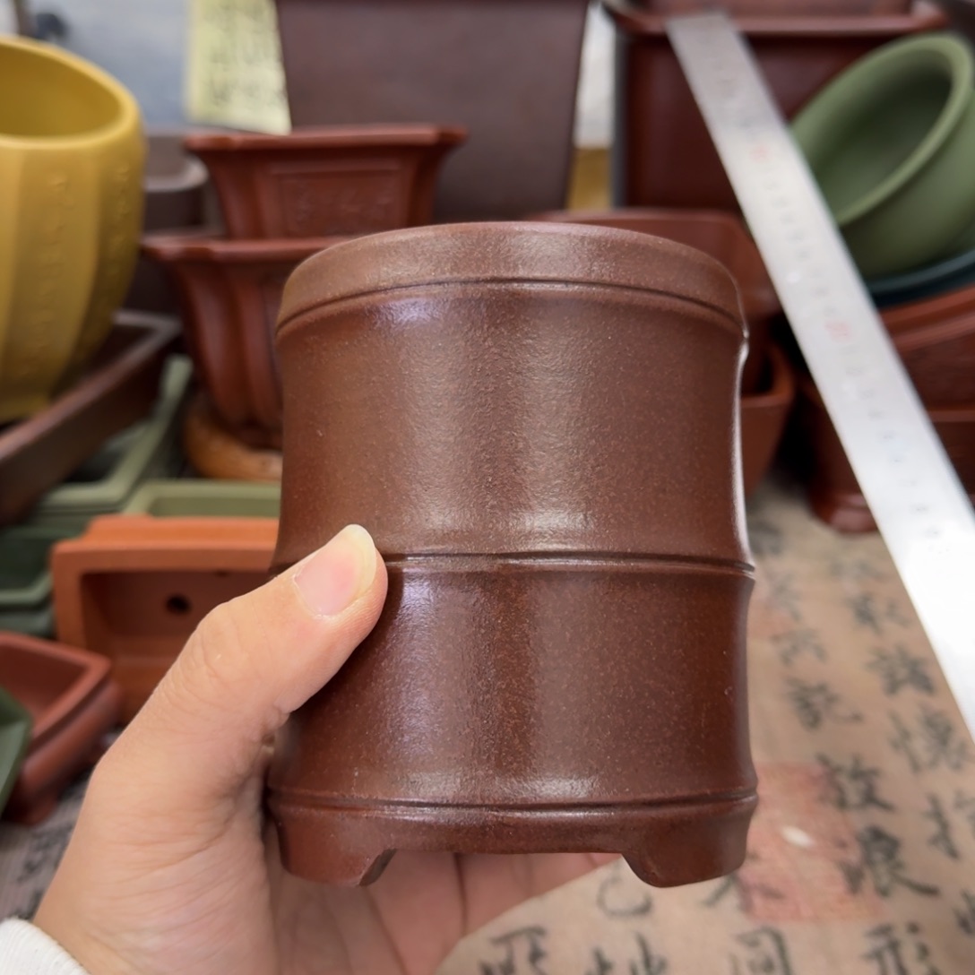 紫砂花盆宜兴紫砂正品9x11