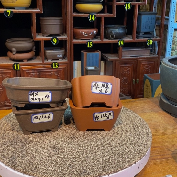 紫砂花盆紫砂花盆