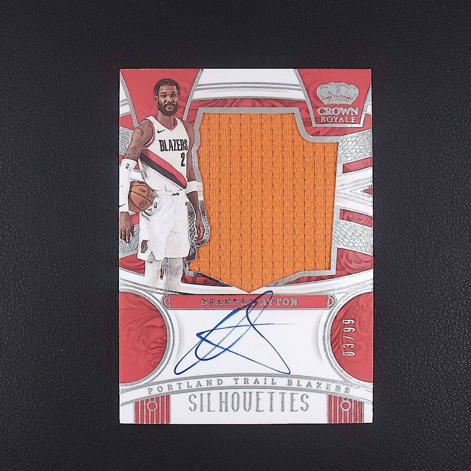 德安德烈艾顿 皇冠 99编 帕尼尼NBA国宝手提签字球星卡 