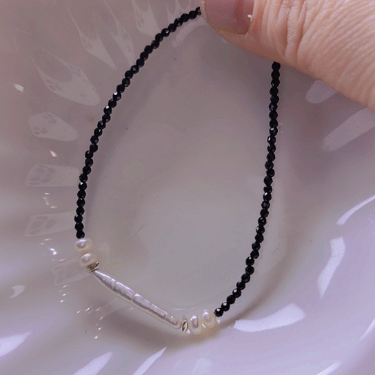 淡水珍珠手绳合金